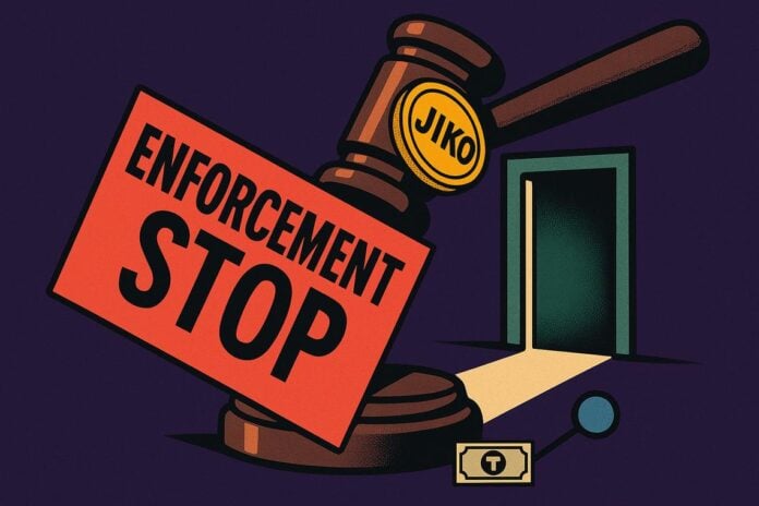 Federal Reserve Jiko enforcement