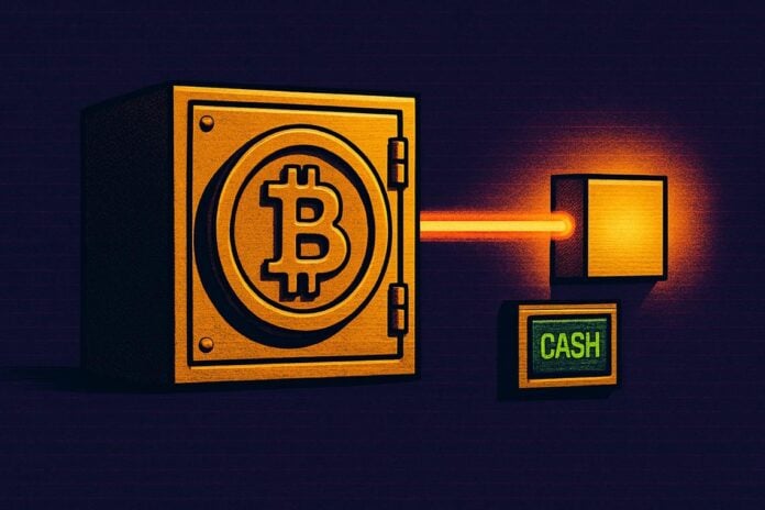 crypto-collateralized loan