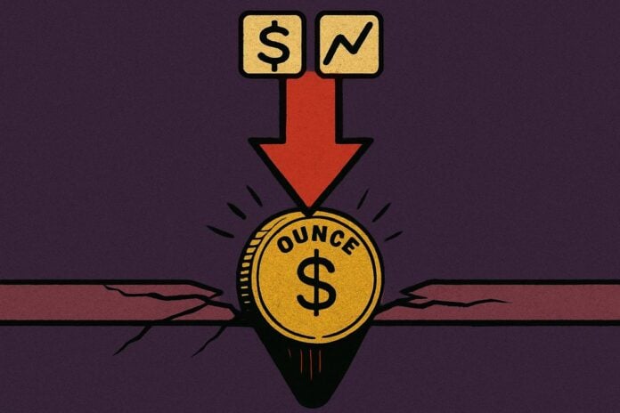 gold price decline